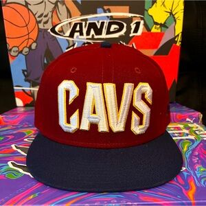 New Era CLEVELAND CAVALIERS CAVS NEW ERA 9FIFTY NBA FLAT BILL SNAPBACK HAT